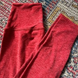 Beyond Heathered "Spacedye" Red Leggings